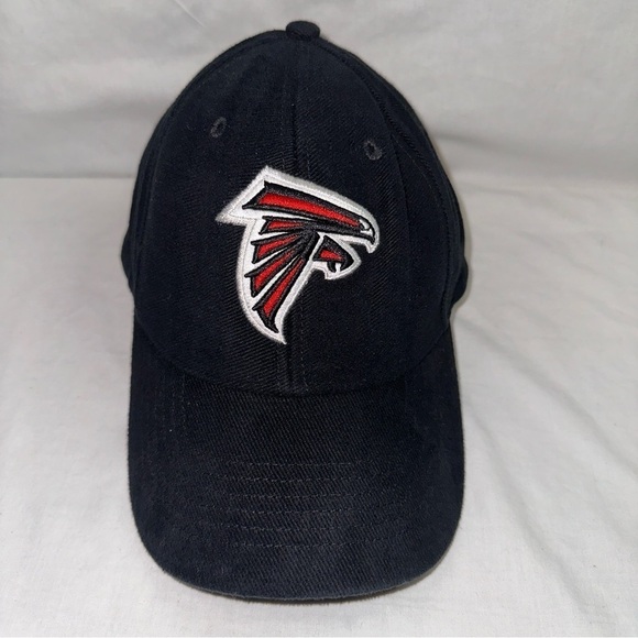 Reebok Hat Men's Black Red Atlanta Falcons NFL Embroidered Snapback Logo Cap - Picture 1 of 10